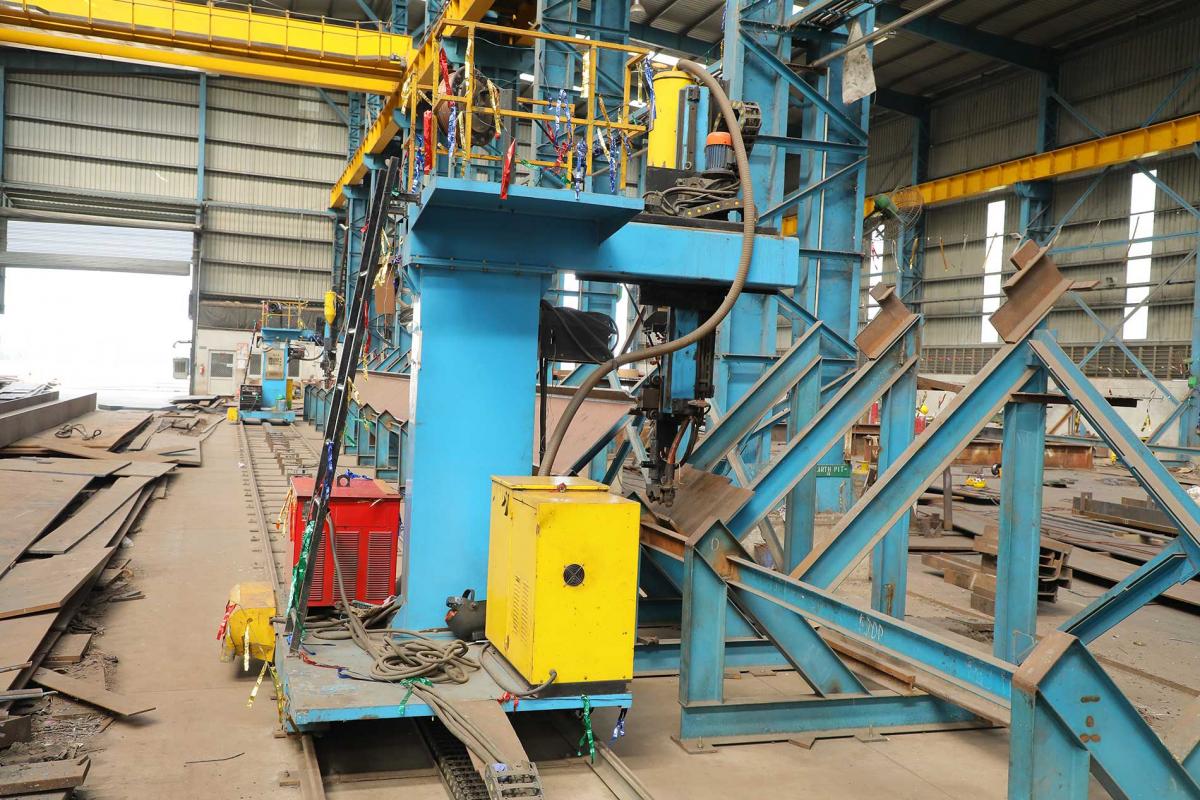 Automatic SAW Welding Station