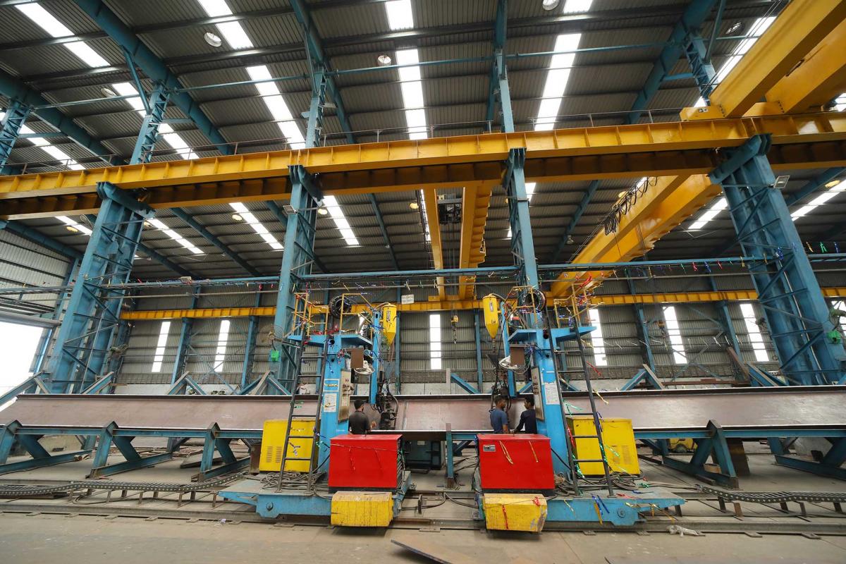 Automatic SAW Welding Station