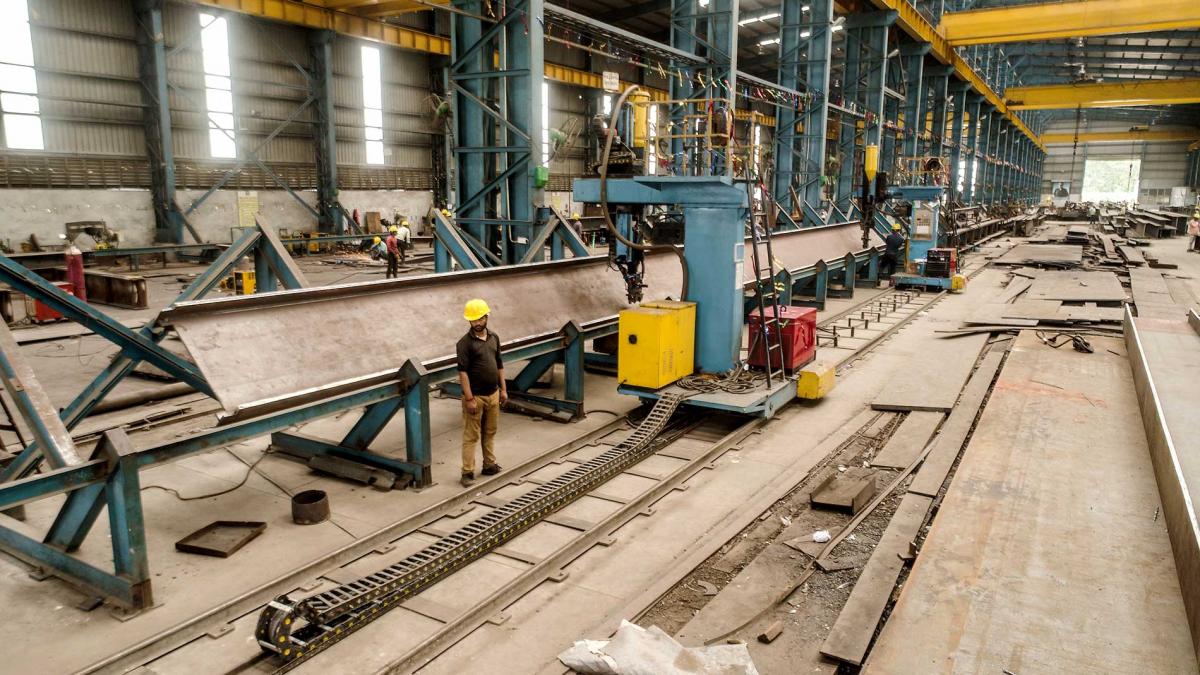 Automatic SAW Welding Station