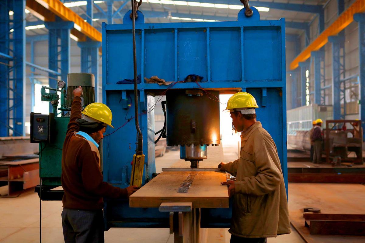 Beam Straightening Hydraulic Press